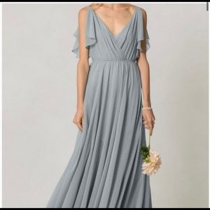 Jenny Yoo Cassie Bridesmaid Dress in Mineral